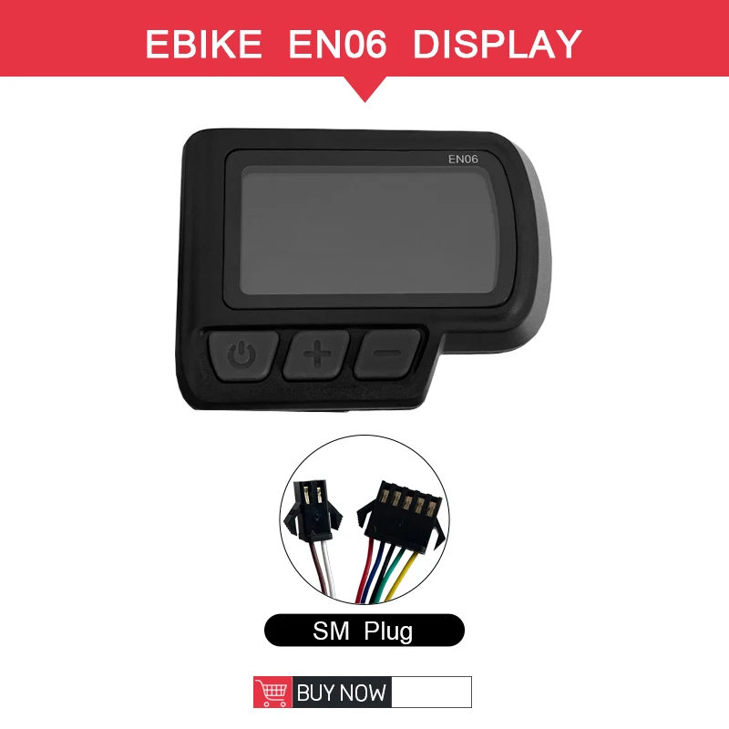 Electric Bicycle EN06 Display LCD Meter 36V 48V Ebike Computer With USB SM or Wa - £119.58 GBP