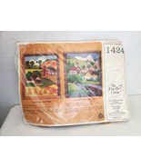 Vintage Creative Circle Needlepoint Kit 1424 Harvest Time 1426 Country H... - £19.45 GBP