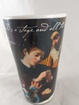 CHALEUR William Shakespeare Travel Mug &#39;As You Like It&#39; All the World&#39;s ... - £14.71 GBP