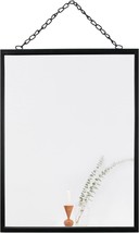 Sany Dayo Home 12 X 16 Inches Real Glass Black Rectangular Mirror With Chain, - $32.96