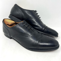 Shipton &amp; Heneage Mens Winchester Wingtip Oxford Sz 14 Black Leather Eng... - £56.15 GBP