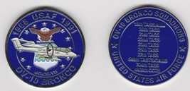 OV-10 Air Force Bronco Squadron 1.75&quot; Challenge Coin - £27.64 GBP