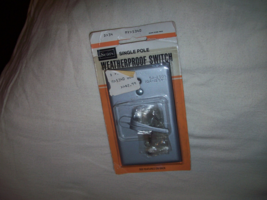 Vintage Sears Weatherproof Switch single pole 10A @ 125V AC - $368.88 MXN