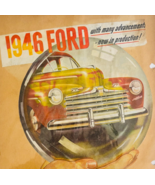 1946 Ford Super Deluxe Cut-Out Advertisement Mounted Automobilia Ephemer... - $566.69 MXN