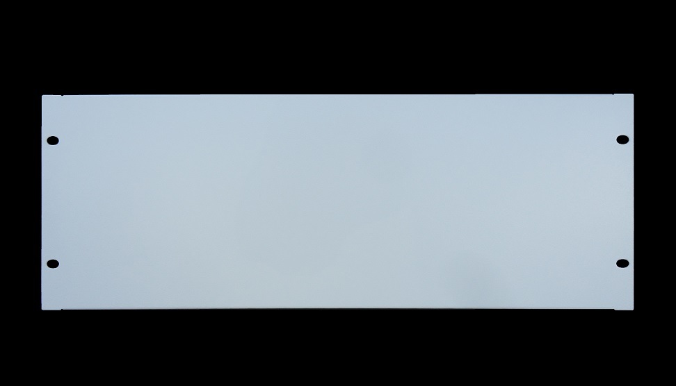 4U blank panel rack space filler EIA 19&quot; BEIGE (light gray) COLOR, NEW, ... - $11.45