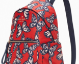 Kate Spade Chelsea Nylon Medium Backpack Red Black Butterflies KB591 NWT... - $107.90
