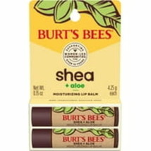Burt&#39;s Bees Shea + Aloe Moisturizing Lip Balm, 2 CT - £7.80 GBP
