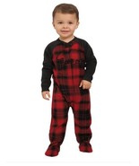 Eddie Bauer Baby Pajamas Red Multicolor Full-Zip Footed Sleeper Christma... - $651.67 MXN