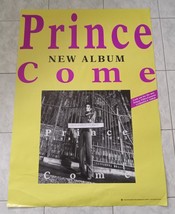 PRINCE PROMO ORIGINAL &quot;COME&quot; POSTER GERMAN 23 1/4 X 33 INCHES 1994!! - £29.13 GBP