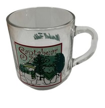 Marshall Fields 2005 Santa Bear Coffee Mug Clear - £10.74 GBP