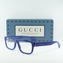 GUCCI GG1141O 002 Blue 56mm Eyeglasses New Authentic - £170.83 GBP