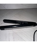 Black Plug in Ged Black Bedazzle Travel Mini Ceramic Flat Iron Hair TP18 - $15.88