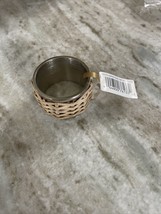 Woven Napkin Ring Natural/Silver - $13.74