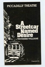 A Streetcar Named Desire Program Piccadilly Theatre London Claire Bloom - $13.86
