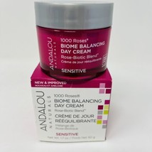 Andalou Naturals 1000 Roses Biome Balancing Day Cream Sensitive Skin New - £21.76 GBP