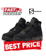 Sneakers Jumpman Basketball 4, 4s - Black Cat (SneakStreet) high quality shoes - $89.00