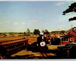Edaville Railroad Station South Carver MA Massachusetts UNP Chrome Postc... - $6.88