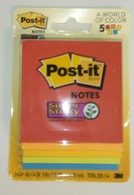 Post-it Super Sticky Notes 3321-5SSRB 5 x 45 sheets 3&quot; x 3&quot; Total 225 sh... - €3,35 EUR