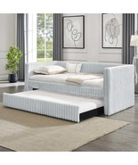 Grey Corduroy Twin Daybed Sofa Bed - 86&quot; - $499.99