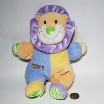 Baby Gund Baby Jungle Collection Lion 10.5&quot; Plush Rattle Stuffed Animal 58098 - £37.52 GBP