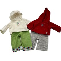 Bitty Baby Twins Berry Dots &amp; Bitty Dots American GIrl Outfit Sweater To... - $52.80