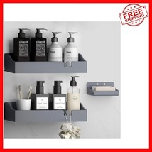 Elegant 3-Pack Acrylic Shower Caddy Set: No Drilling Rustproof Organizer - $756.40 MXN