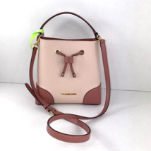 Michael Kors Medium Mercer Drawstring Bucket Crossbody Bag Powder Blush B2L - £60.60 GBP