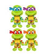 Set of 4 Teenage Mutant Ninja Turtles 8 Inch each Plush Toy Set New with... - $29.39