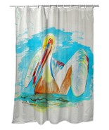 Betsy Drake Pelican in Teal Shower Curtain - £75.93 GBP