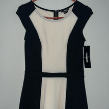 My Michelle cream and black color block dress size 7, new with tags - £12.33 GBP