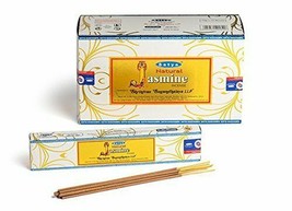 Satya Nag Champa Natural Jasmine  Incense Sticks Agarbatti 12x15gm 180gmBox - £17.12 GBP