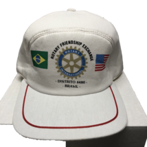 Rotary International Friendship Exchange Hat Brasil Distrito 4480 Foam S... - £9.16 GBP