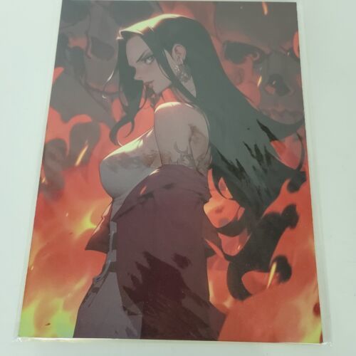 Boa Hancock #025 One Piece Double-sided Art Board Size A4 8" x 11" Waifu Card