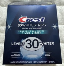 Crest 3D Whitestrips Professional White + LED Light 30 Levels Whiter 38 ... - £43.00 GBP
