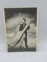 Michael Daks 1987 Cello Storm Man Postcard Vintage Amsterdam Holland - £14.31 GBP