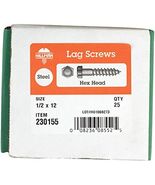 HX LAG SCRW Z 1/2X12BX25 - $1,915.29 MXN