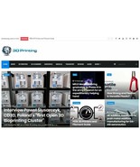 Automated 3D Printing News Wordpress Website - Turnkey Autopilot Site - $32.19 CAD