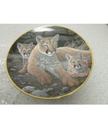 FRANKLIN MINT COLLECTOR PLATE MOUNTAIN LIONESS &amp; CUBS MICHAEL MATHERLY #... - $4.01 CAD