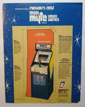 Space Encounters Mini Myte Arcade FLYER Original 1980 Retro Vintage Prom... - £17.09 GBP