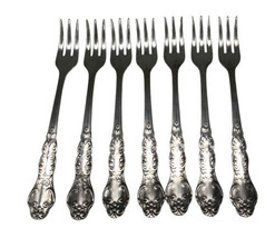 National Stainless Flatware Nancy Japan Forks Relish Olive Fish Long Lot 7 - £36.02 GBP