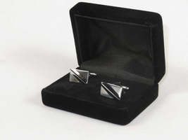 Men J.Valintin Cufflinks by Vitorofolo for French Cuff Shirt V29-41 Silver image 3