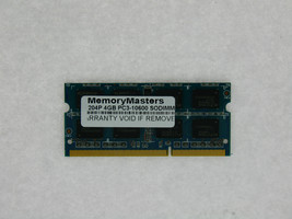 4GB Memory 512X64 PC3-10600 1333MHZ 1.5V DDR3 204 Pin Sodimm-
show original t... - £40.84 GBP