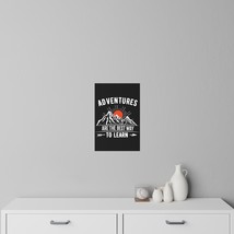 Durable Wall Decals: Custom Motivational Quote &quot;Adventures are the Best Way to L - £22.32 GBP+