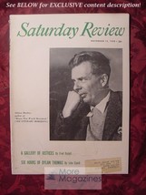 Saturday Review November 15 1958 Aldous Huxley Fred Rodell Dylan Thomas - £6.77 GBP