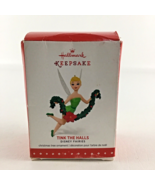 Hallmark Keepsake Christmas Ornament Disney Fairies Tink The Halls Tinke... - $464.63 MXN