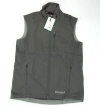 Marmot Approach Vest Mens Gray Outdoors Soft Shell Water Repellent Size ... - $28.45