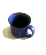 Marlboro Unlimited Vintage Cobalt Blue Speckled Stoneware Coffee Mug - £6.89 GBP