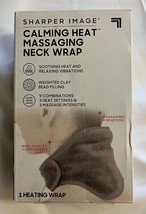 Sharper Image Calming Heating Massaging Neck Wrap - £23.68 GBP