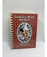 Cooking With Mickey Volume II First Print Gourmet Mickey Cookbook Disney... - $6.71 CAD