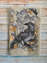 Black Raven Cross stitch feather pattern pdf - Black Crow cross stitch bird  - £7.36 GBP